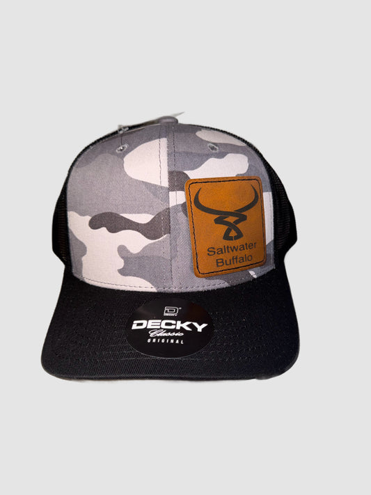 Grey Camo Saltwater Buffalo hat