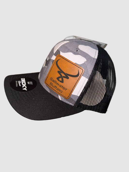 Grey Camo Saltwater Buffalo hat