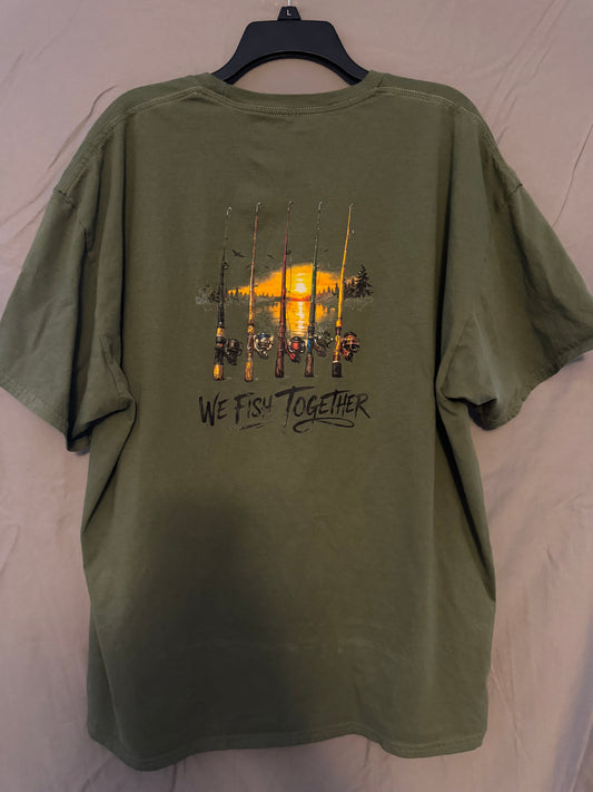 We fish together tee shirt