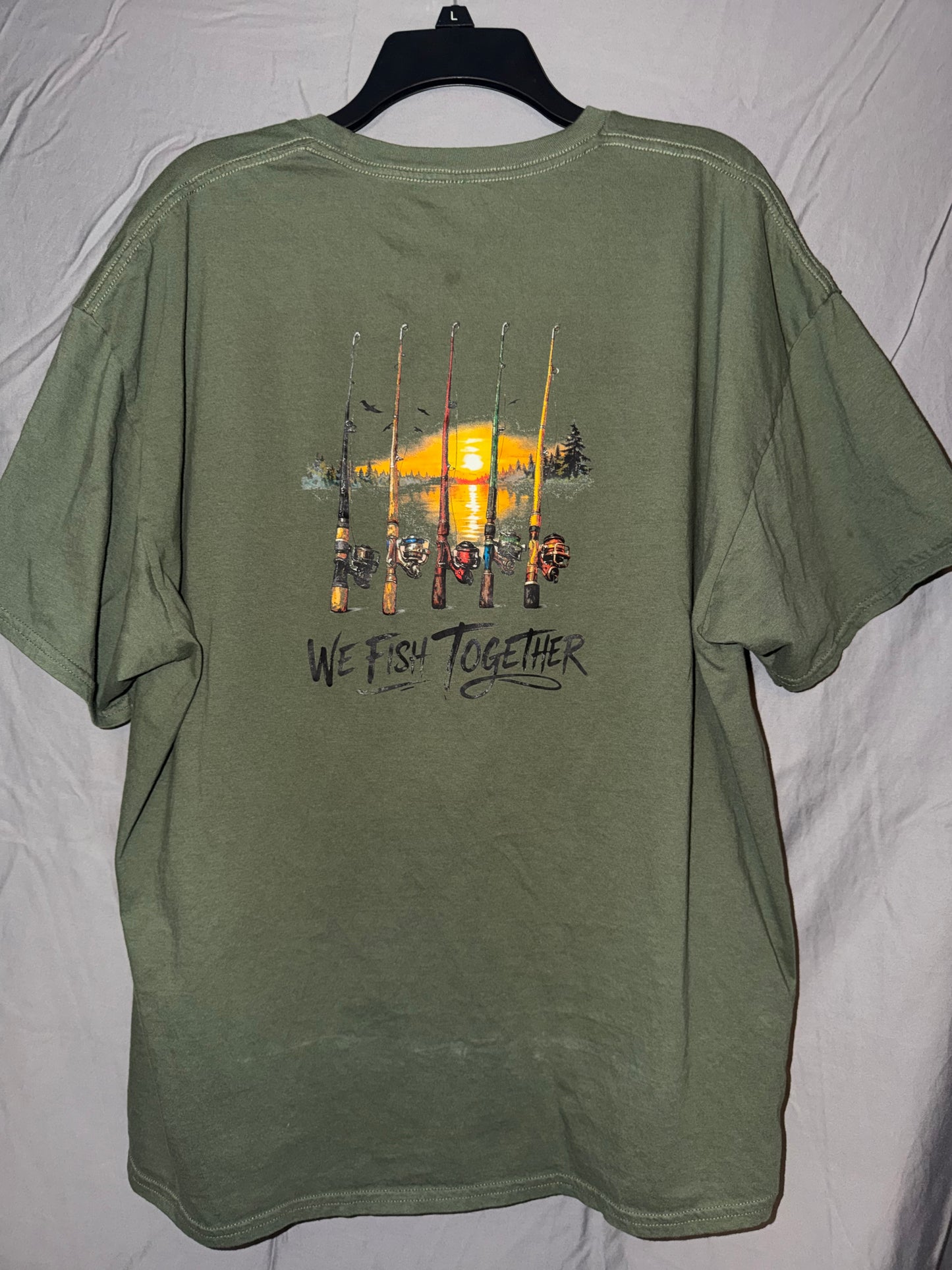 We fish together tee shirt